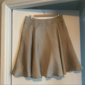 Ralph Lauren Striped Silk Circle Skirt